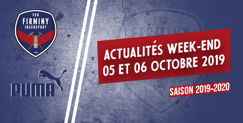 ACTUALITÉS WEEK-END 05 ET 06 OCTOBRE 2019