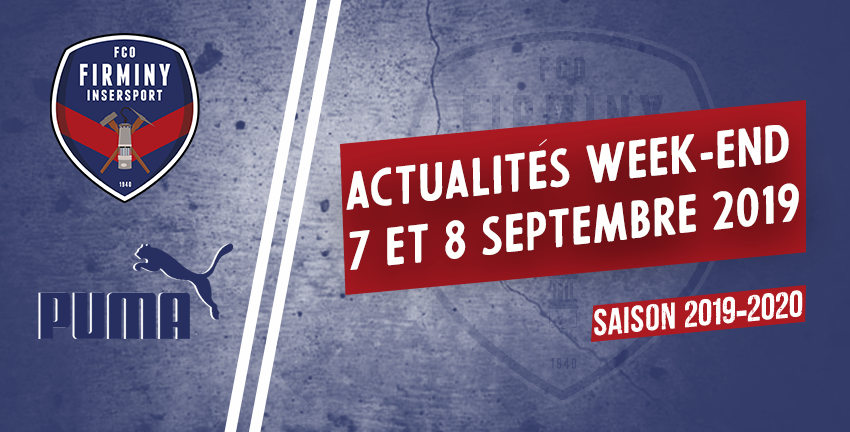 ACTUALITÉS WEEK-END 7 et 8 SEPTEMBRE 2019