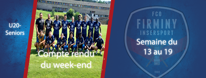 Compte rendu du week-end : U20-Senior