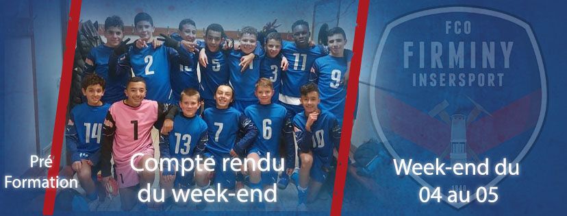 COMPTE-RENDU DU WEEK-END 04-05 DECEMBRE PREFORMATION