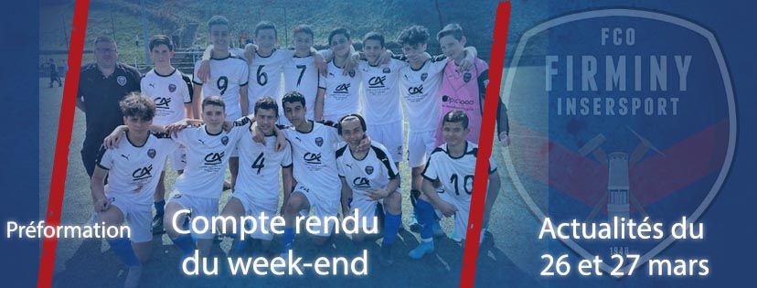 COMPTE-RENDU DU WEEK-END 26-27 MARS PREFORMATION