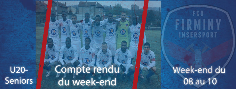 Compte-rendu du week-end 9-10 Octobre Senior-U20