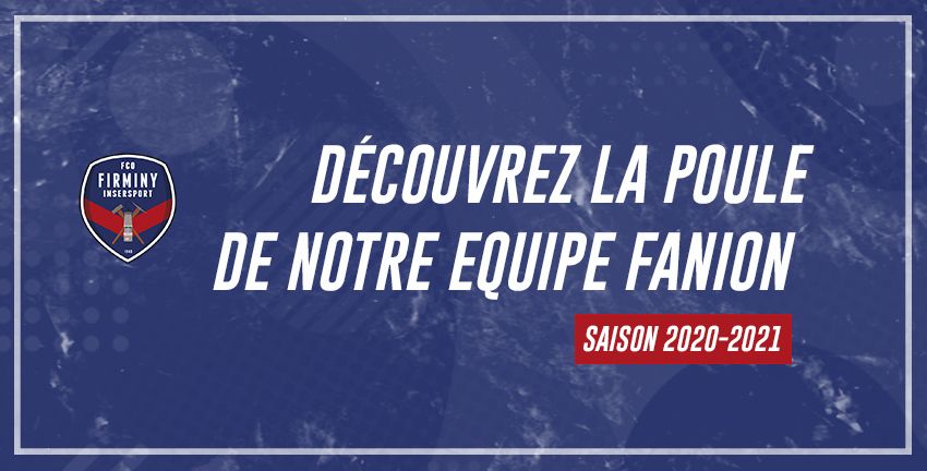 Découvrez la poule de notre équipe fanion