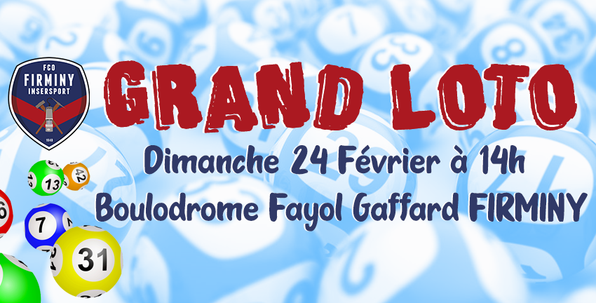 GRAND LOTO DU CLUB 