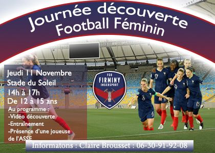 JOURNEE DECOUVERTE FOOTBALL FEMININ