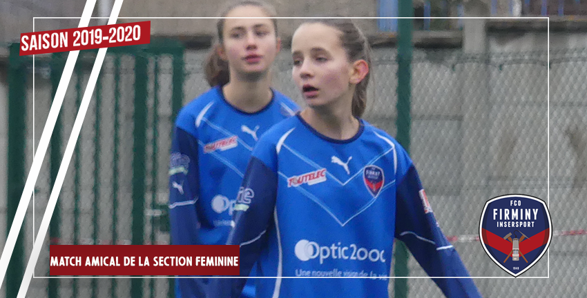 Match amical de la section féminine 