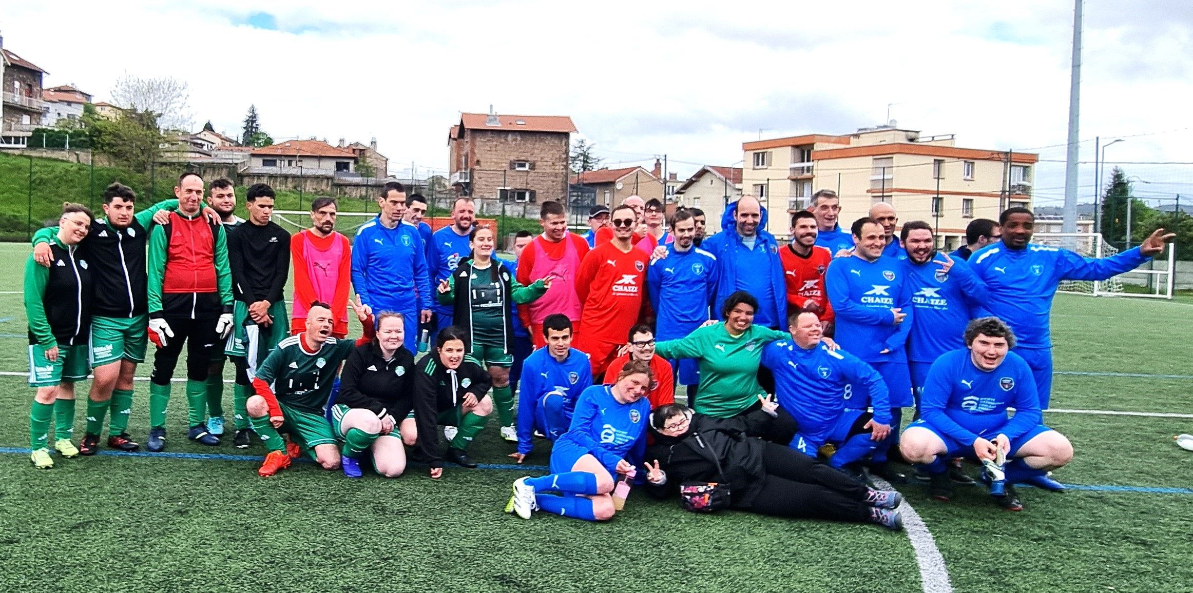 MATCH AMICAL POUR NOTRE SECTION SPORT ADAPTÉ