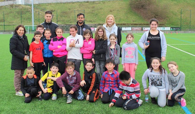 Opération foot à l'école