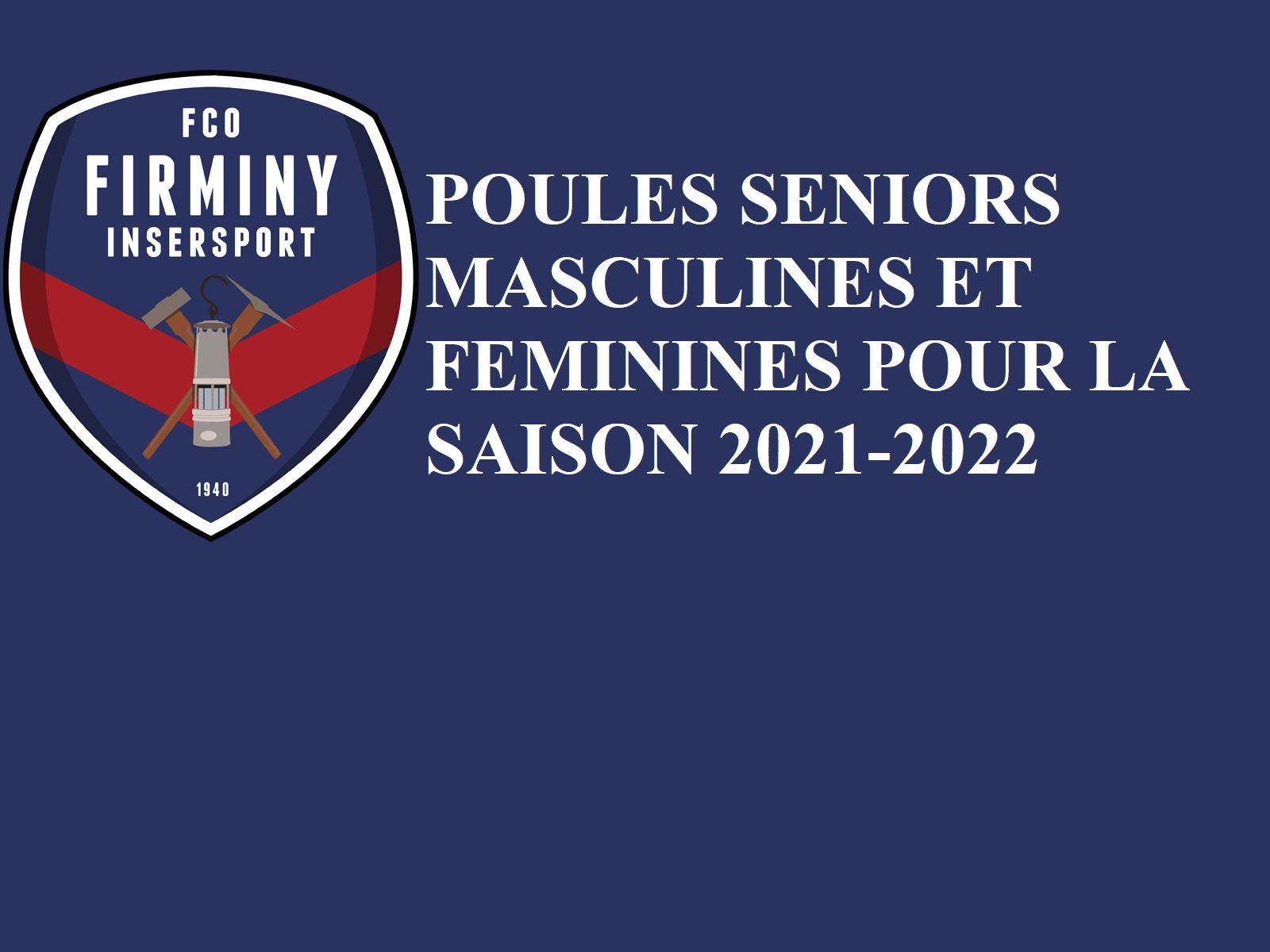 POULES SENIORS MASCULINE ET FEMININE 21-22