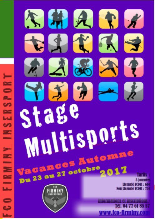 Stage Automne du 23 au 27 Octobre 2017