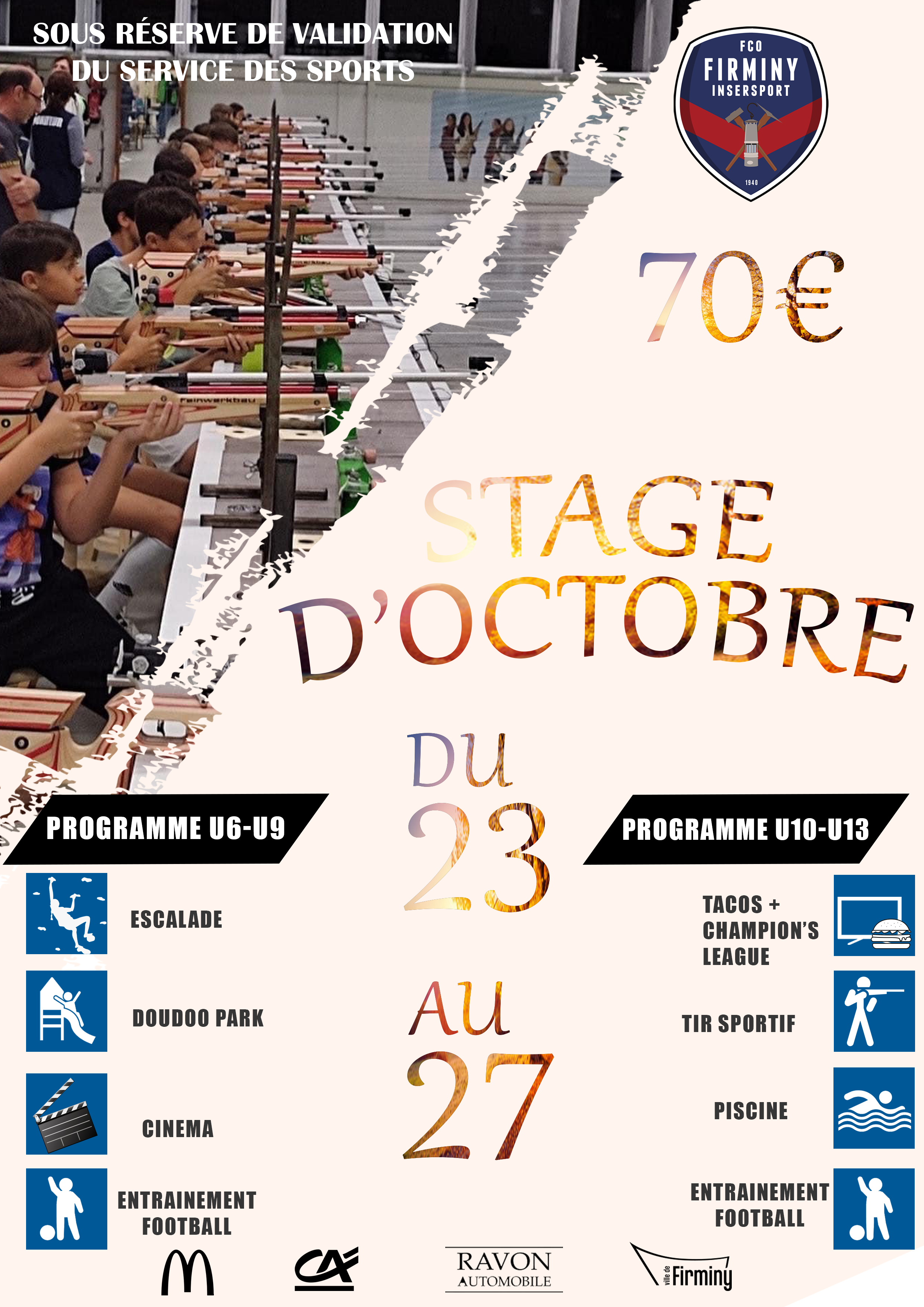 STAGE D'OCTOBRE