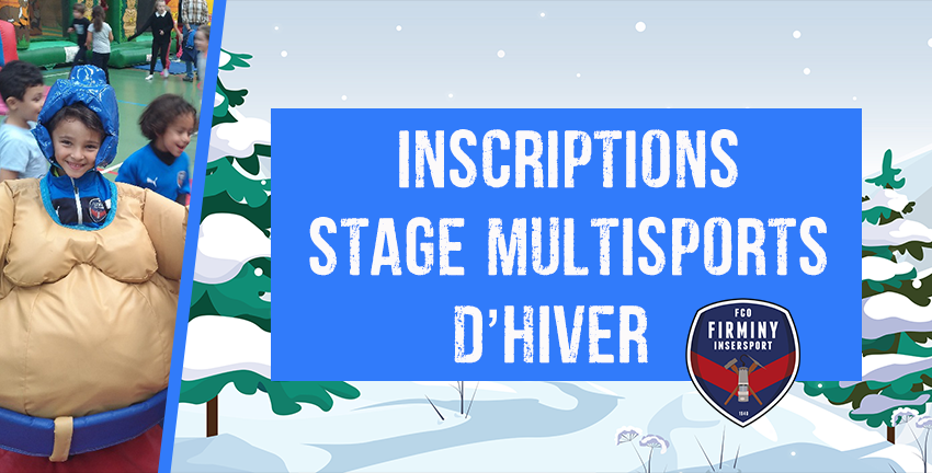 Stage multisports d'hiver, inscriptions ouvertes !