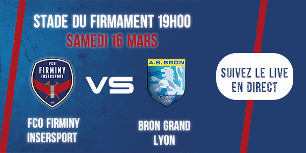 Suivez le match en Live !