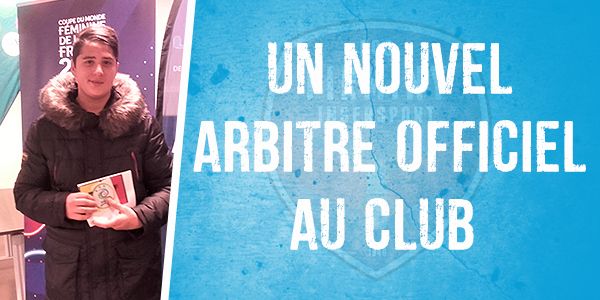 Un nouvel arbitre officiel au FCO Firminy Insersport